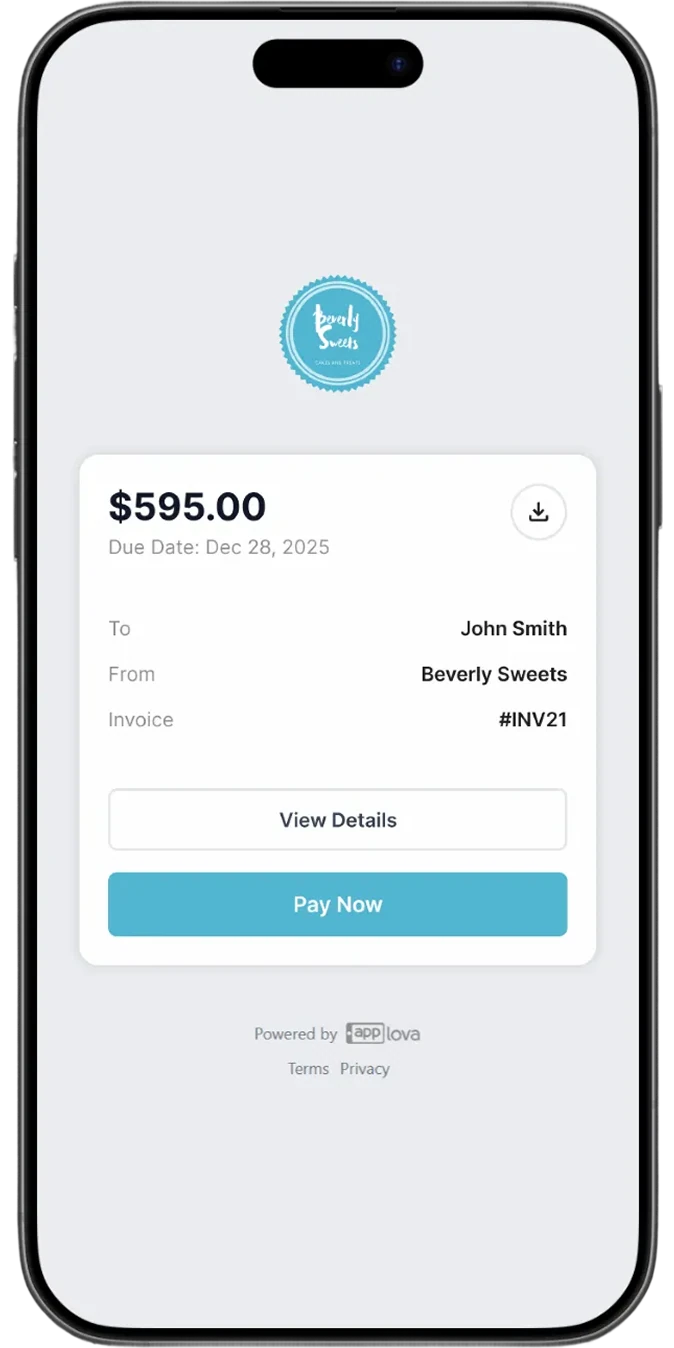 Mobile Invoice View 2