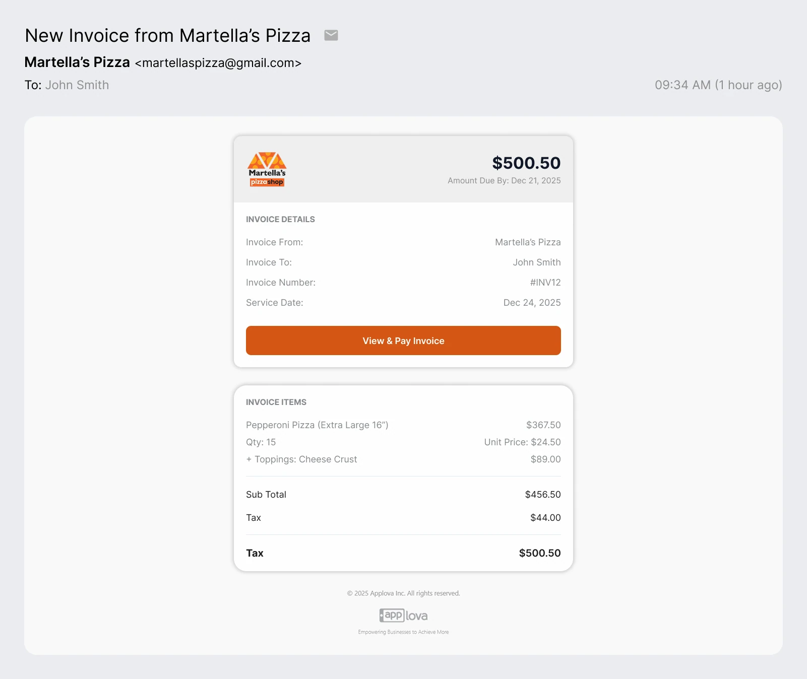 Desktop Invoice View 1