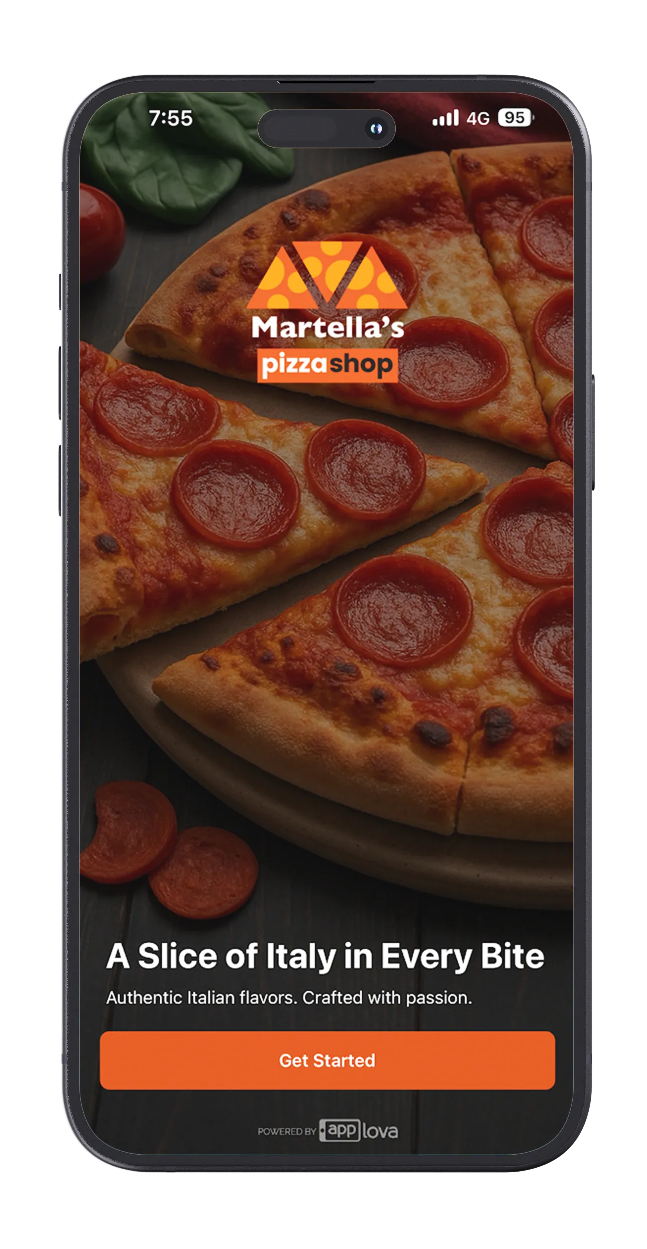 Branded Restaurant App - Applova