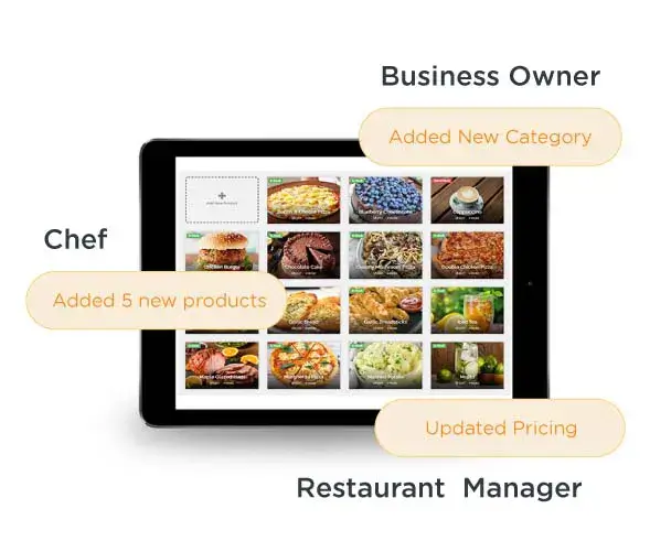 Cloud-based QR menu portal updates