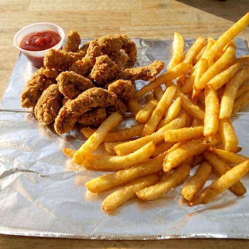Finger steak basket