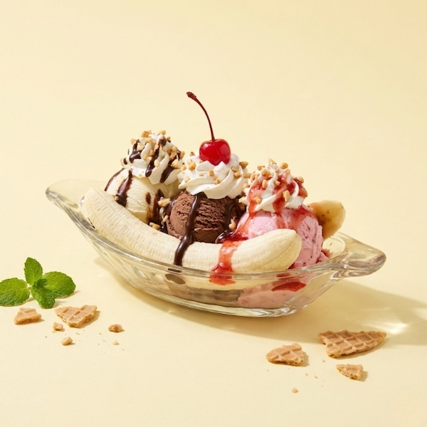 Banana Split Sundae